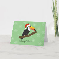 Flocons de neige de Noël Toucan