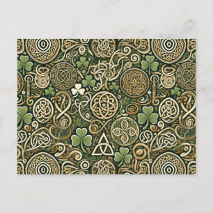Cartes Pour Fêtes Annuelles Floraison celtique