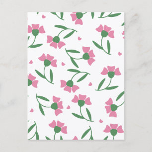 Cartes Pour Fêtes Annuelles Floral minimaliste