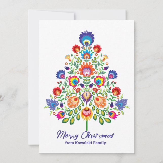 Cartes Pour Fêtes Annuelles Flore enchantée : Une Tapisserie de Yuletide de Fo (Devant)