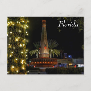 Cartes Pour Fêtes Annuelles Florida Postcard Holiday Season
