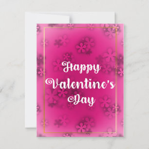 Cartes Pour Fêtes Annuelles Flower Elegance Heureuse Sainte-Valentin salutatio
