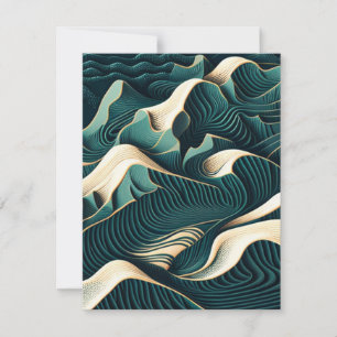 Cartes Pour Fêtes Annuelles Flowing harmony