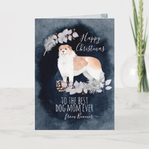 Cartes Pour Fêtes Annuelles Fluffy Dog Arménien Gampr Noël personnalisé