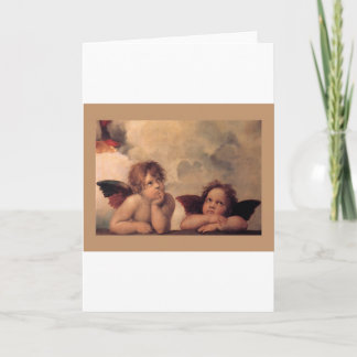 Cartes Pour Fêtes Annuelles Foi Ange Raphael Foi Bénédiction Mignonne