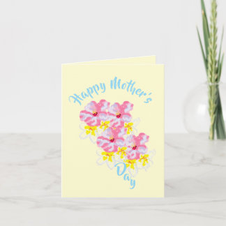 Cartes Pour Fêtes Annuelles Folded Holiday Card : Happy Mothers' Day