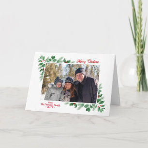 Cartes Pour Fêtes Annuelles Folithe d'hiver Joyeux Noël Photo