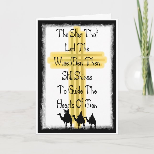 Cartes Pour Fêtes Annuelles Follow That Star (Devant)