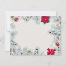 Fond de cadre de Noël blanc 