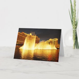 Cartes Pour Fêtes Annuelles Fontaine à Las Vegas