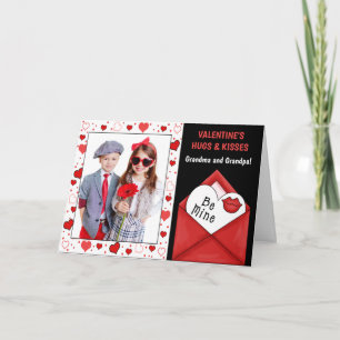 Cartes Pour Fêtes Annuelles for Grandparents Valentine's Day Grandkids Photo