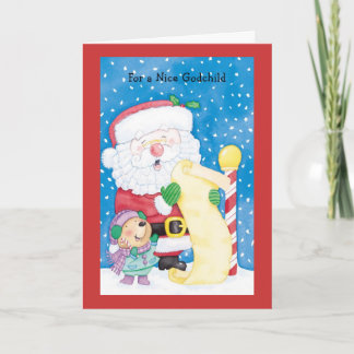 Cartes Pour Fêtes Annuelles For Nice Godchild