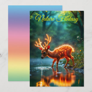 Cartes Pour Fêtes Annuelles Forbes des trous d'arrosage radiants de la faune d