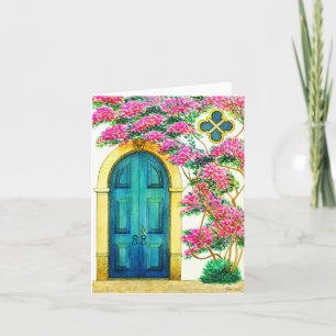 Cartes Pour Fêtes Annuelles Force et Beauté - Encadrement de Porte Antique