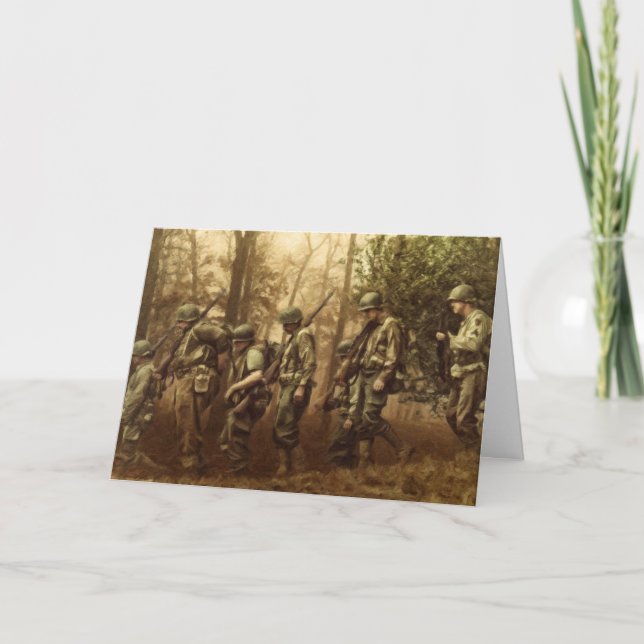 Cartes Pour Fêtes Annuelles Forces alliées de 2ème guerre mondiale (Devant)