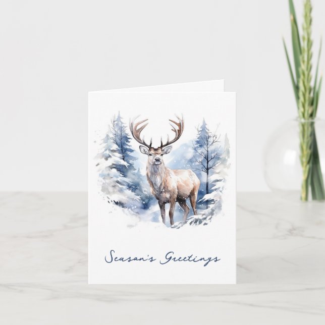 Cartes Pour Fêtes Annuelles Forest King Holiday (Devant)