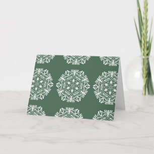 Cartes Pour Fêtes Annuelles Forest Mandala