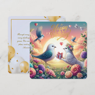 Cartes Pour Fêtes Annuelles Forever & Always - Anniversaire du cadeau d’un ois