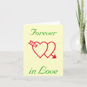 Cartes Pour Fêtes Annuelles Forever in Love