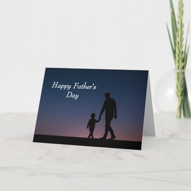 Cartes Pour Fêtes Annuelles Formes de la paternité (Devant)