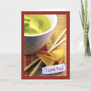 Cartes Pour Fêtes Annuelles Fortune Cookie Valentine