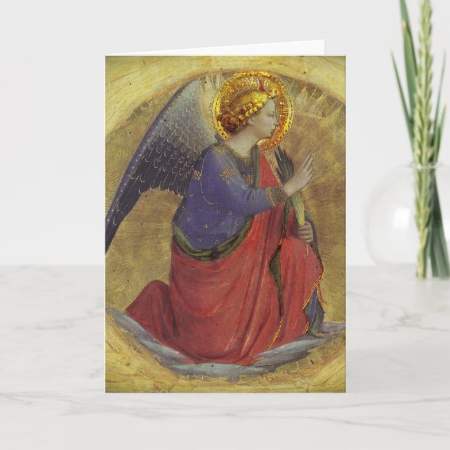Cartes Pour Fêtes Annuelles Fra Angelico's Angel of Annunciation (Devant)