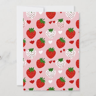 Cartes Pour Fêtes Annuelles Fraises
