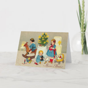 Cartes Pour Fêtes Annuelles Français, Nouvel An, Bonne Annee, Enfants, France