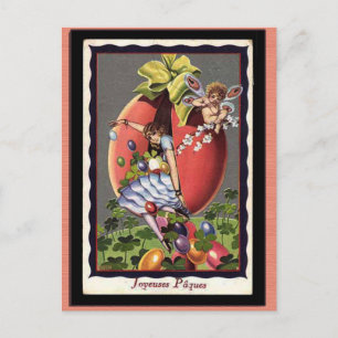 Cartes Pour Fêtes Annuelles Français vintage Pâques