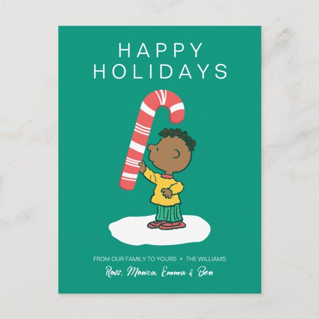 Cartes Pour Fêtes Annuelles Franklin Pepperment Candy (Devant)