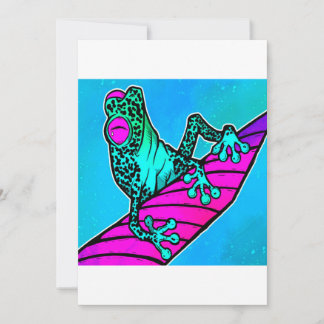 Cartes Pour Fêtes Annuelles Fred The Frog Cute Wild Animals Lover Perfect Gift