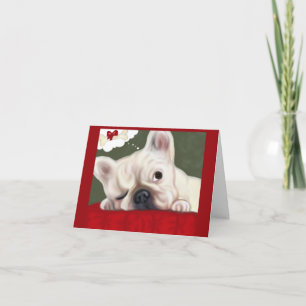 Cartes Pour Fêtes Annuelles French Bulldog Doux Rêves