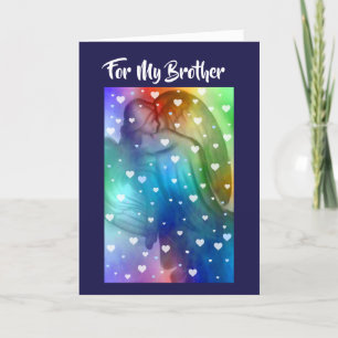 Cartes Pour Fêtes Annuelles Frère Ange Avec Coeurs