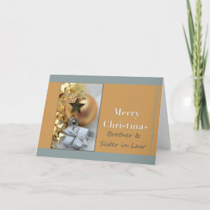 Cartes Pour Fêtes Annuelles Frère et soeur en droit Noël