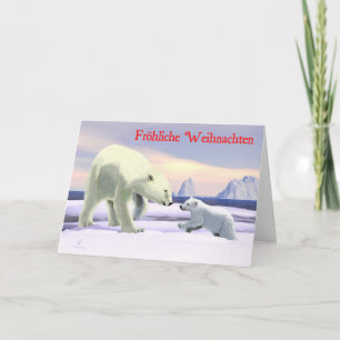 Cartes Pour Fêtes Annuelles Froehliche Weihnachten - Mama Nez Meilleur