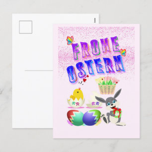 Cartes Pour Fêtes Annuelles Frohe Ostern