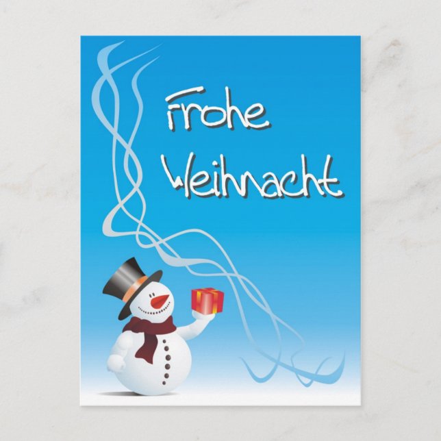 Cartes Pour Fêtes Annuelles Frohe Weihnacht... / Joyeux Noël (Devant)