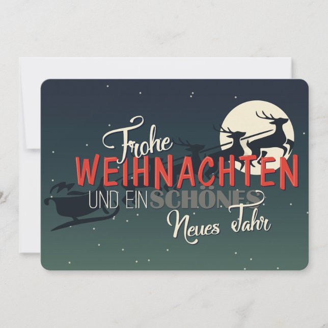 Cartes Pour Fêtes Annuelles Frohe Weihnachten (Devant)