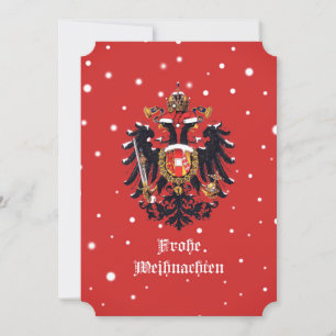 Cartes Pour Fêtes Annuelles "Frohe Weihnachten" Appartement de Noël des Habsbo