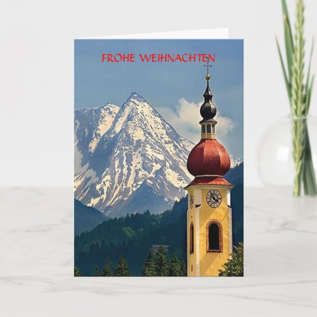 CARTES POUR FÊTES ANNUELLES FROHE WEIHNACHTEN (JOYEUX NOËL) (Devant)