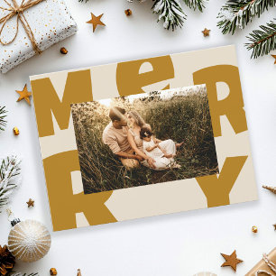 Cartes Pour Fêtes Annuelles Frohe Weihnachten kundenspezifische Foto Feiertage