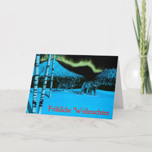 Cartes Pour Fêtes Annuelles Frohliche Weihnachten - Patrouille de nuit