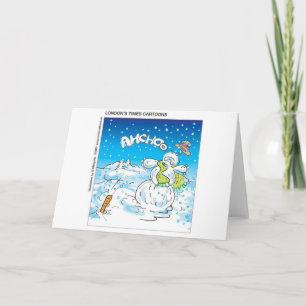 Cartes Pour Fêtes Annuelles Frosty Attrape Un Rhume T-Shirts et Cadeaux Drôles