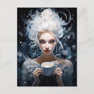 Cartes Pour Fêtes Annuelles Frosty Brews : L'élixir d'hiver pour l'aficionade