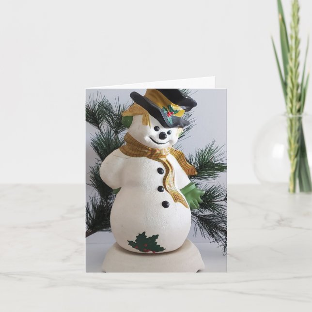 Cartes Pour Fêtes Annuelles Frosty Holiday Card (Devant)