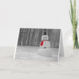 Cartes Pour Fêtes Annuelles Frosty le bonhomme de neige