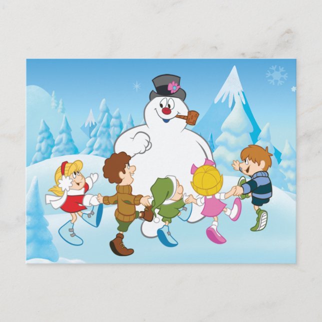 Cartes Pour Fêtes Annuelles Frosty le bonhomme de neige™ Hiver (Devant)