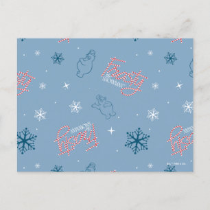 Cartes Pour Fêtes Annuelles Frosty le bonhomme de neige motif flocon de neige 