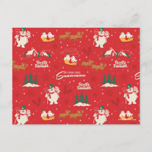 Cartes Pour Fêtes Annuelles Frosty - Le motif de bonhomme de neige préféré de 