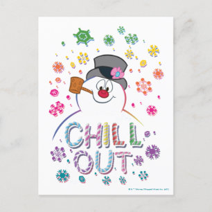 Cartes Pour Fêtes Annuelles Frosty the Snowman™ Couleurs arc-en-ciel "Refroi